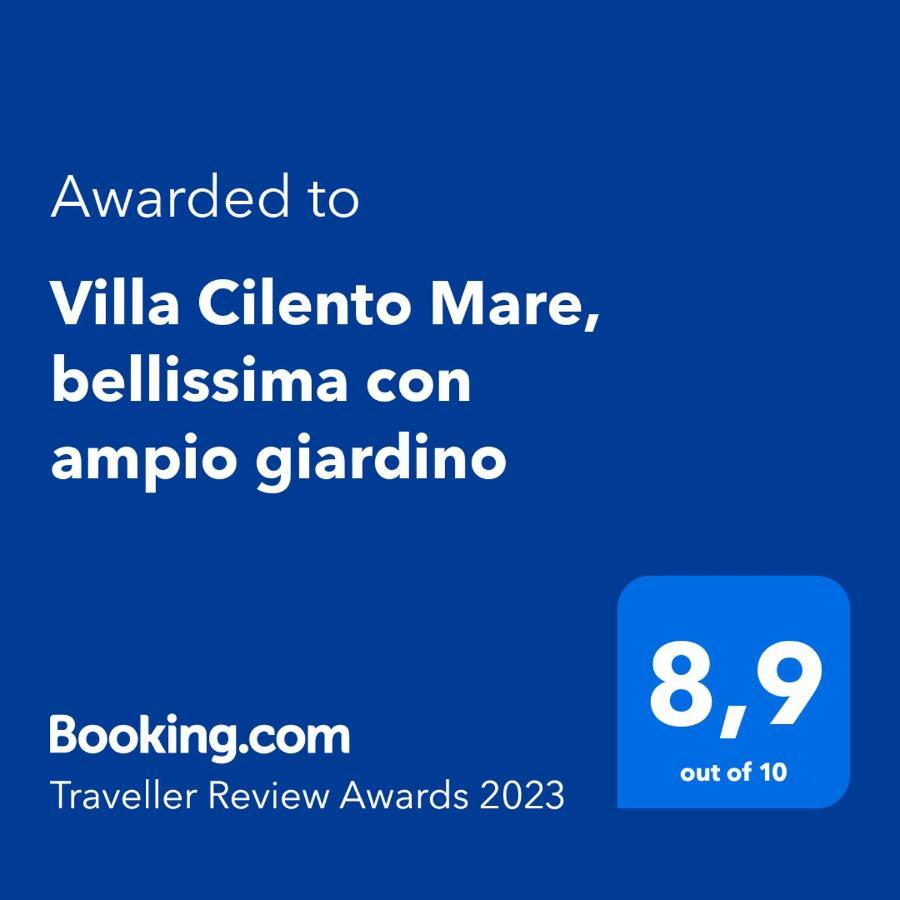 Villa Cilento Mare, Bellissima Con Ampio Giardino Capitello Eksteriør billede